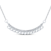 1/8CTW-DIA CN 9.40MM  GIFT CUBAN NECKLACE (18 INCH)